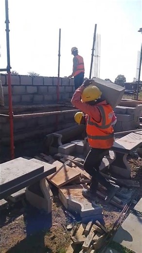 Acc work #how to install aac blocks 🏫construction#viral#aac blocks construction materials