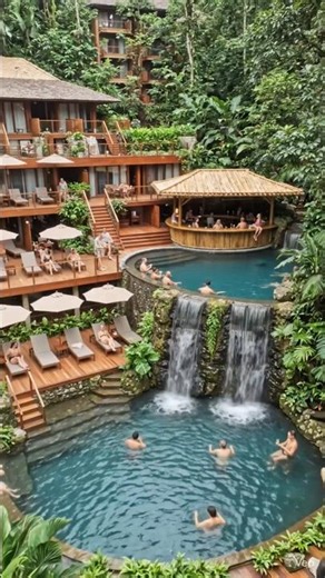 Jungle Cliff Infinity Pool Transformation | Luxury Resort Build Timelapse 🏝️