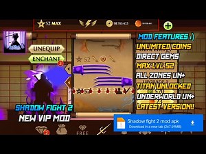 Shadow Fight 2 Mod Apk 2.34.6 Latest Version 2025 - Unlimited Money, Max Level 52 Vip Mod Hack apk