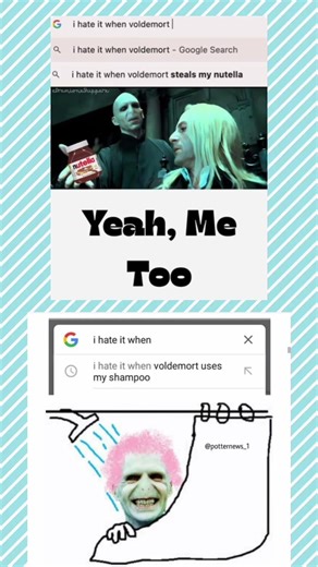 Voldemort Steals My Nutella 😂 | Harry Potter Google Search Meme | Funny Potterhead #shorts #meme