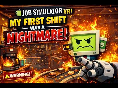 MY FIRST SHIFT WAS A NIGHTMARE (Job-Simulator VR)