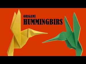 Easy Paper Hummingbird - How to Fold in Minutes? | 7A Origami
