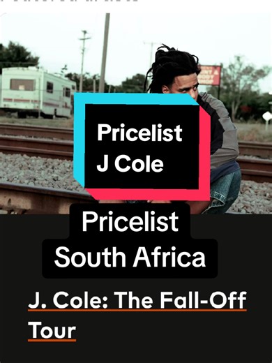J Cole: The Fall-Off Tour Pricelist Pricelist: It will ask for R7,50 admin fee as well! Price Range: R715- R4660 GA: R715 Front Zone Standing: R1425 and R2660 (VIP package) Standings from R915 @Ticketmaster @J Cole @Big Concerts #fyp #southafrica #jcole #blowup #concerts