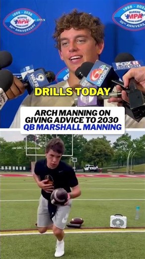 Arch Manning breaks down how he’s helping his cousin Marshall Manning