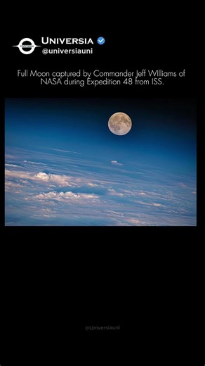 The 50-Year "Strawberry Moon" from Space! 🌕🍓