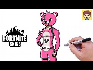 Comment Dessiner Fortnite Cuddle Team Leader Facilement – Dessin Facile a Faire - Dessin Fortnite
