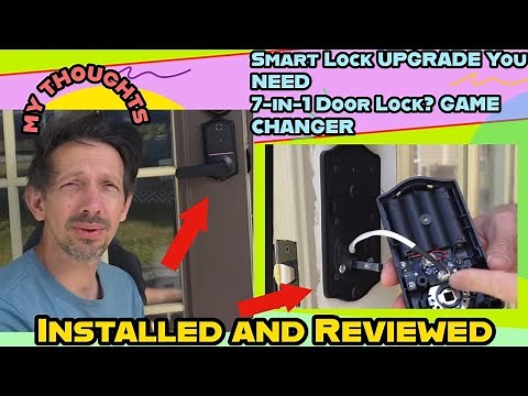 Veise VE019 Smart door Lock Review 🔒 | 7-in-1 Fingerprint Door Lock with App Control! how to install