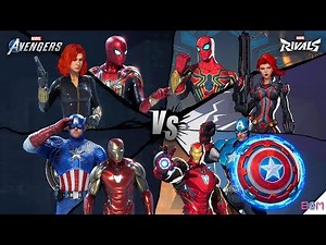 Marvel's Avengers vs Marvel Rivals Character Models PS5 ⚡