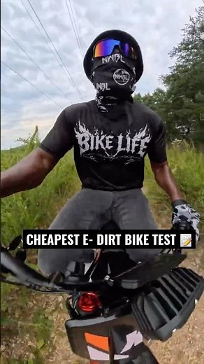 Qronge X1 SPARK Cheapest Eelectric Dirt Bike Test 📝 #ebikes #qronge #nationwidebikelife