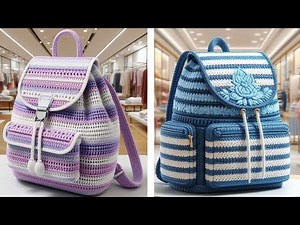 Crafting Backpacks Part 2 | Crochet Ideas 58 #crochet #bag #backpack #crochetprojects