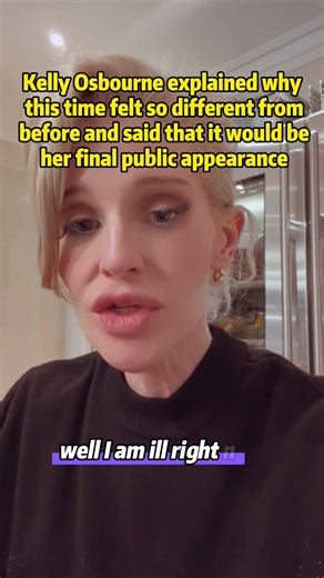 Kelly Osbourne's Emotional Farewell: Final Public Appearance