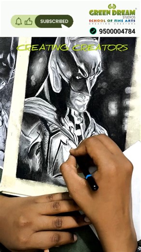 DRAWING CLASS |BAT MAN- CLASS-11|ART CLASS FOR KIDS #best #drawing #artclass #pencilshading