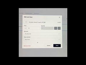 Fresha checkout edit pricing