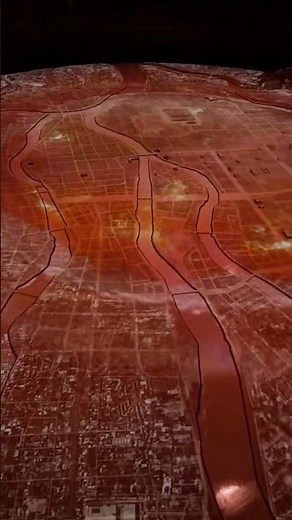 The Day the Sky Fell: Hiroshima Bomb Simulation #viralvids