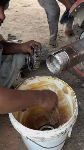 1K views · 11 reactions | Amazing trailer wheel bearing grease process #viralvideo #f #trending | Lucille Camacho | Facebook