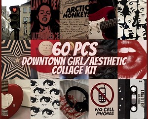 60 PCS Downtown Girl Aesthetic Collage Kit Y2K Grunge Urban Streetwear Posters Feminine Edgy Room Decor Trendy Wall Art for Cool Vibes Y2k - Etsy