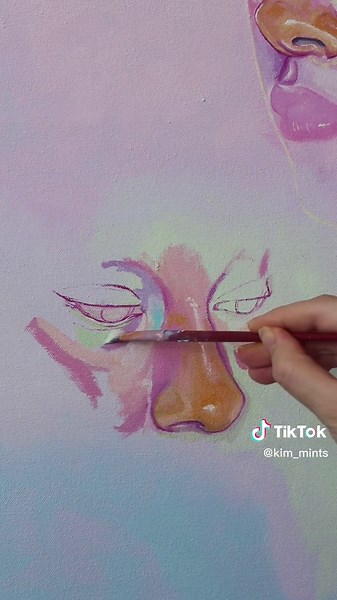 Abstract Portrait Painting Tutorial: Oil Painting for Beginners