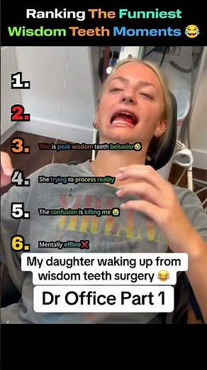 Ranking The Funniest Wisdom Teeth Moments 😂