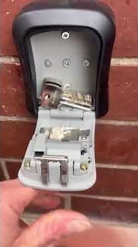 Fitting a Combination 🔑 Key Safe - Installation & Operation