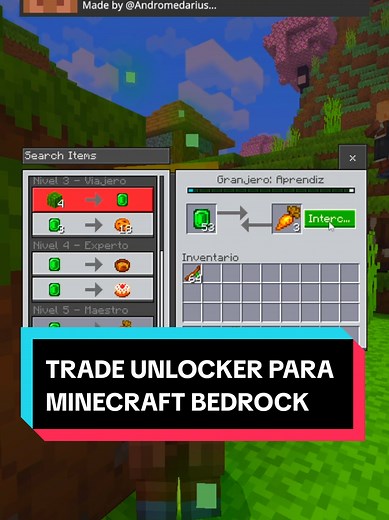 Trade Unlocker para Minecraft Bedrock: Ahorra Tiempo