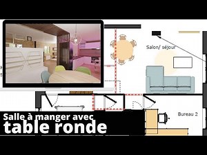 Salle à manger avec table ronde - 4 projets