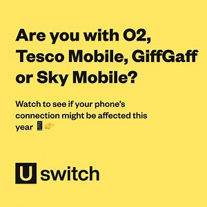 More than 1.3 million Brits could be left without access to mobile data after O2 switches off its 3G network! 😮📴 Want to check if your device is 4G or 5G ready? Watch for our tips 👀 | Uswitch