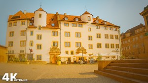 Stuttgart Morning Walk – Germany Urban Scenes on Sunday (4K)