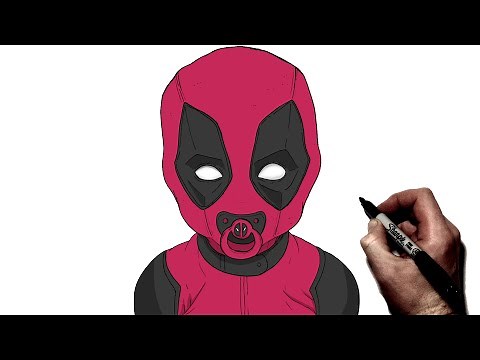 How To Draw Babypool | Step By Step | Deadpool & Wolverine