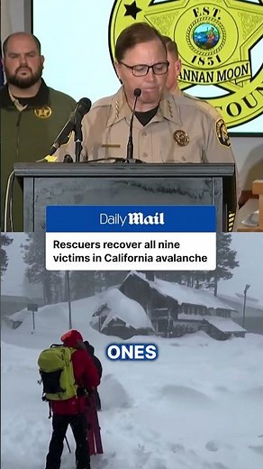 Rescuers recover all 9 victims in California avalanche