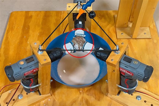 Homemade Sphere Machine Actually Works, Turns Rocks Into Perfect Spheres