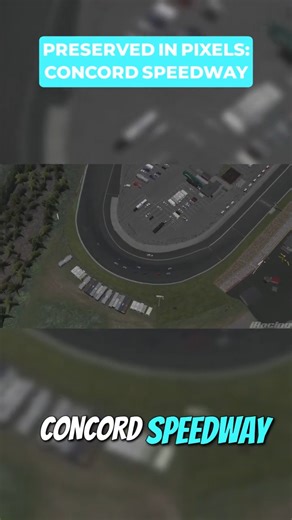 Preserved in pixels: Concord Speedway #shorts #iracing #ovalracing #gaming #simracing