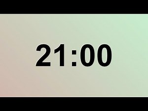 21 Minute Timer with Bomb Blast Finale Countdown with Explosive Finish