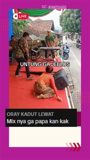 Stage Collapses But The Audio Mixer Stays Safe #funnyfail #stagecollapse #audiomixer