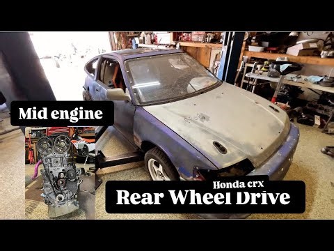 First start on my 1000HP RWD Honda Crx (Mid Engine)