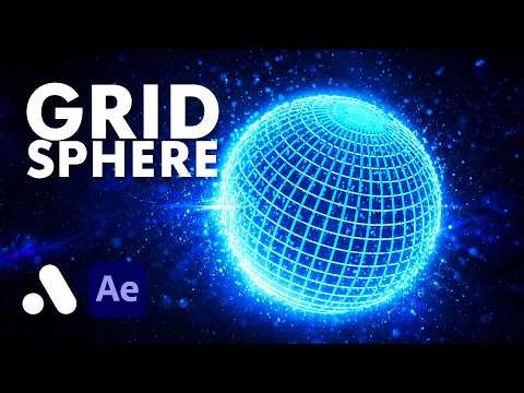 How to Create a Grid Sphere in After Effects (No plugins)