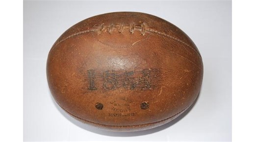 BBC - A History of the World - Object : 1851 Rugby Football