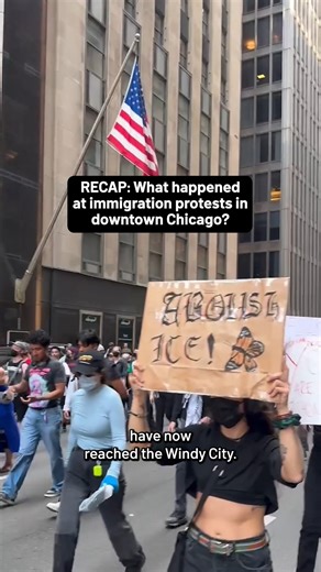 65K views · 815 reactions | Downtown Chicago saw a busy evening on Tuesday as a group of demonstrators made their way through the Loop, with a car driving toward protesters in a scary scene. NBC 5's JC Navarrete explains how it all unfolded. #downtownchicago #chicago #chicagoloop #iceprotests #ice #protests #immigration | NBC Chicago | Facebook