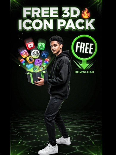 This Pack Bundle 💥#3dicons #graphicdesign #viral #shorts #reels #aitools #tech