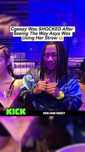 Cgeezy Was SHOCKED After Seeing How Asya Used Her Straw 😳