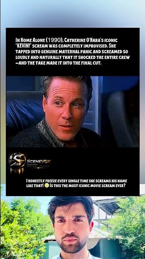 Catherine O'Hara's iconic Kevin scream in Home Alone (1990) was completely improvised.