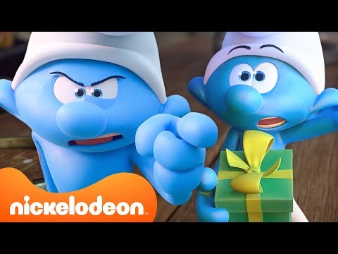 A Smurfy Christmas! 🎄 5 Minute Episode | Nicktoons
