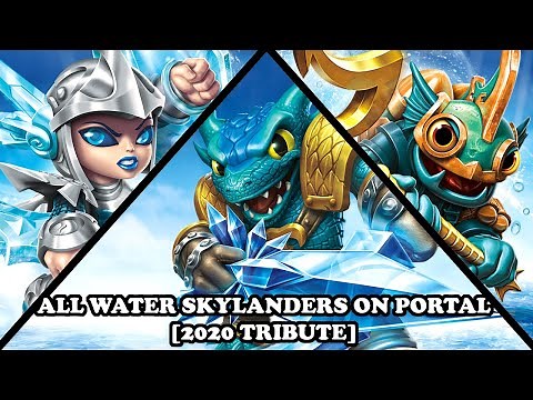 All WATER Skylanders On Portal (Spyro's Adventure to Imaginators) [2020 TRIBUTE *NOSTALGIA TIME*]