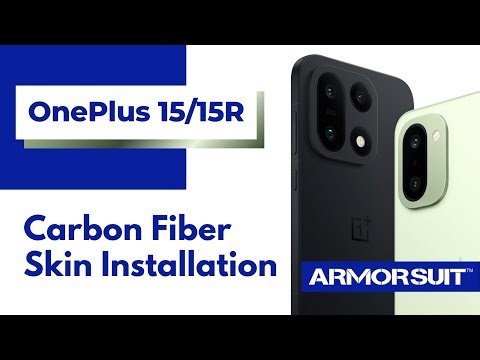 OnePlus 15 / 15R Vinyl Skin Installation Video Instruction by ArmorSuit