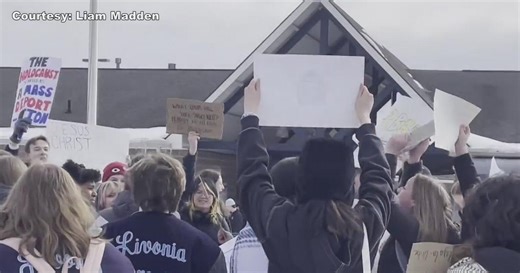 Metro Detroit students hold walkout protesting ICE