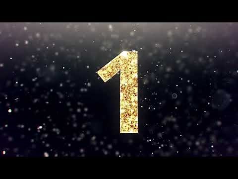 HD Countdown, Rotating metal Countdown, technology countdown & Particle glare 10 seconds Countdown