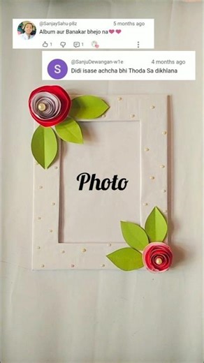 Beautiful Photo frame ideas using cardborad #diy #craft #youtubeshorts #shortvideo