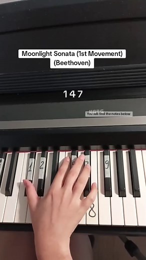 Moonlight Sonata - Beethoven's Classic Piano Tutorial