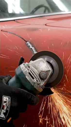 #automobile #abandonedcar Bent Ferrari Frame Straightened