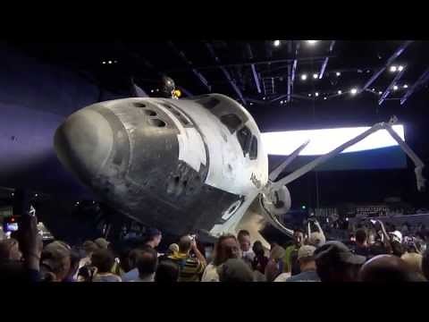 Space Shuttle Atlantis Exhibit Overview From Opening Day at Kennedy Space Center - NASA