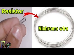 HOW To Remove Nichrome Wire from Resistor? #ENGINEERINGWITHUDIT. #NICHROMEWIRE.
